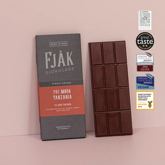 Fjåk Chocolate - 70% Dark Tanzania